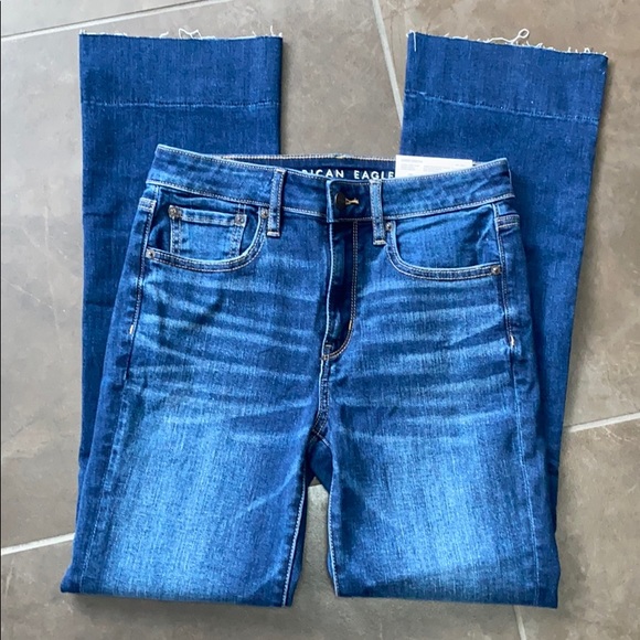 American Eagle Outfitters Denim - NWT American Eagle hi rise crop flare 6 long
